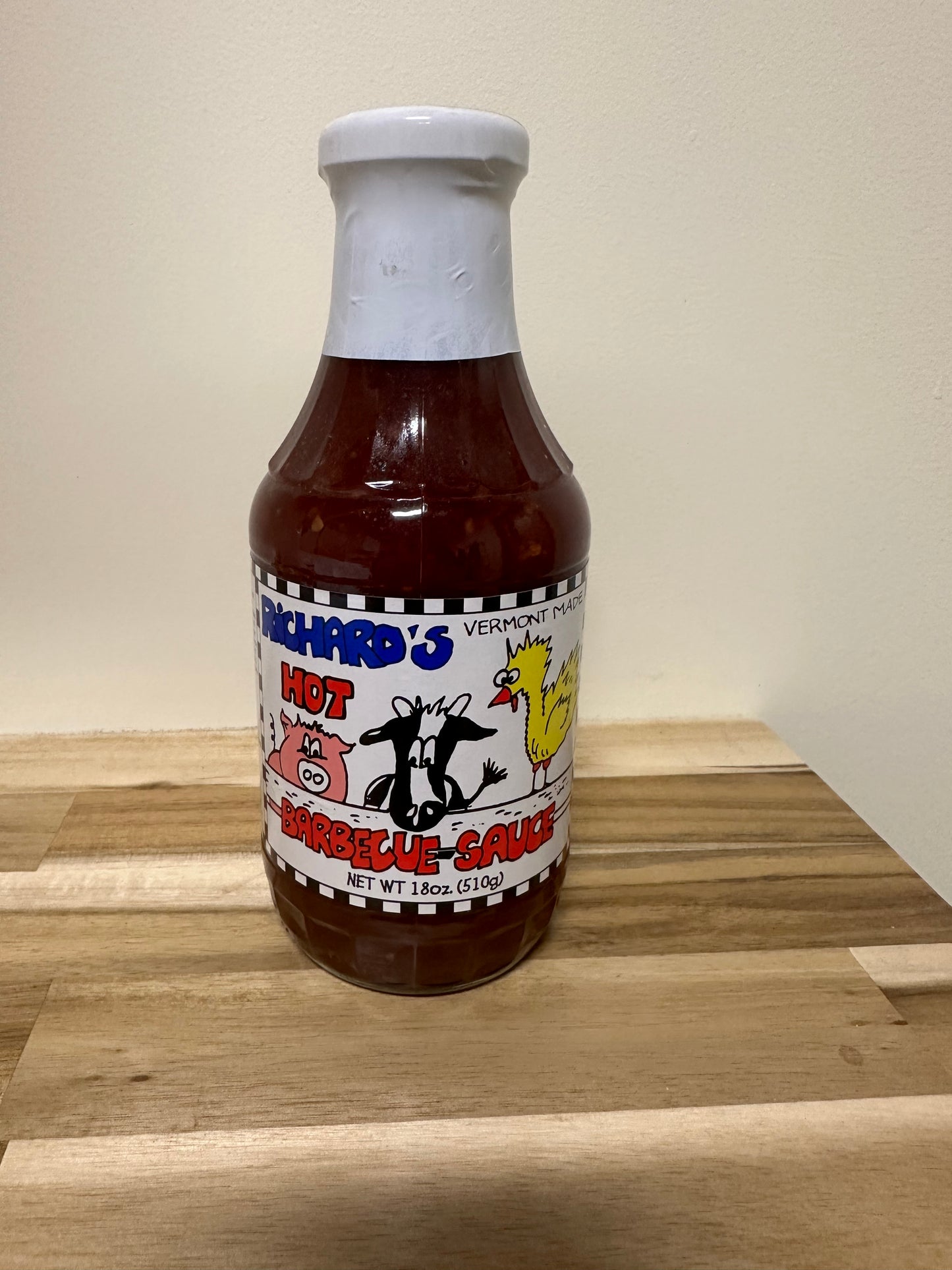19 oz Richard's Hot BBQ Sauce