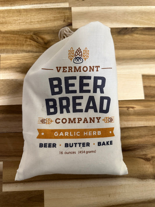 Halladay's Garlic Herb Beer Batter Bread  - Vermont Beer Bread Company